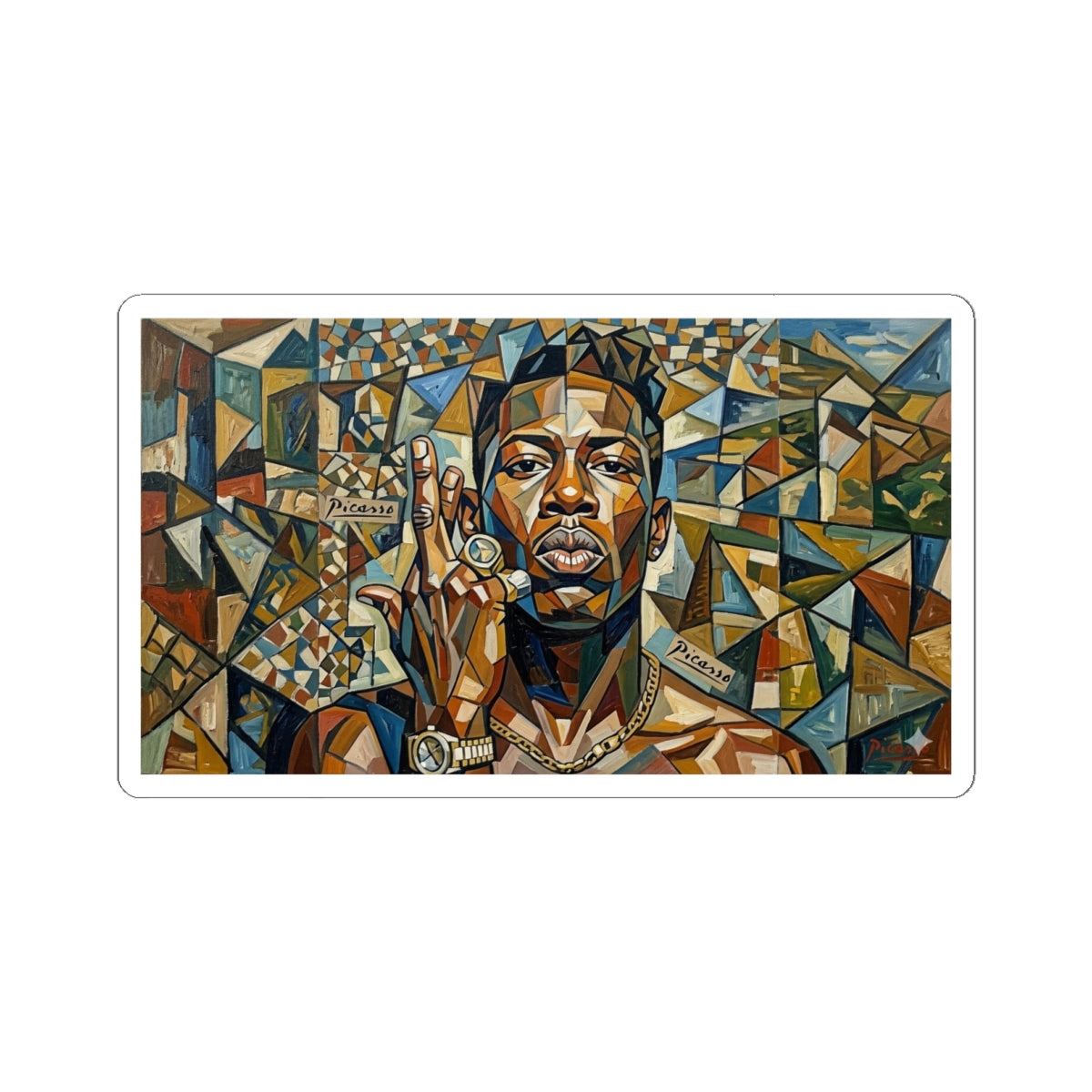 Shabba X Picasso Sticker