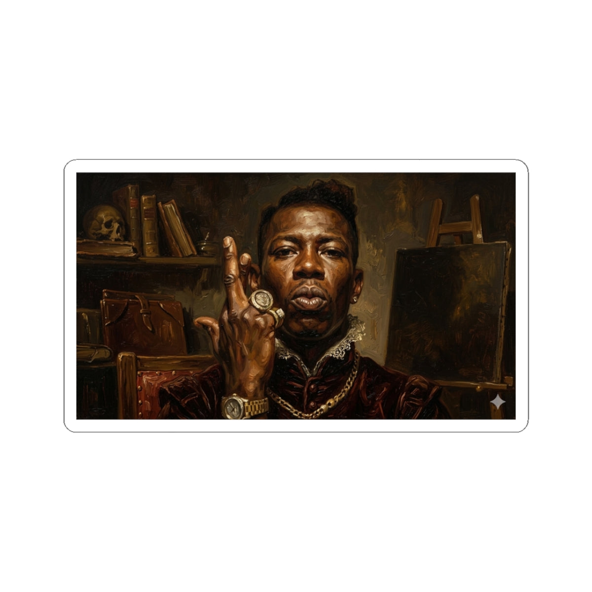 Shabba X Rembrandt Sticker