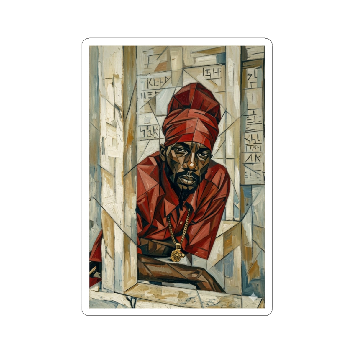 Sizzla X Picasso Sticker