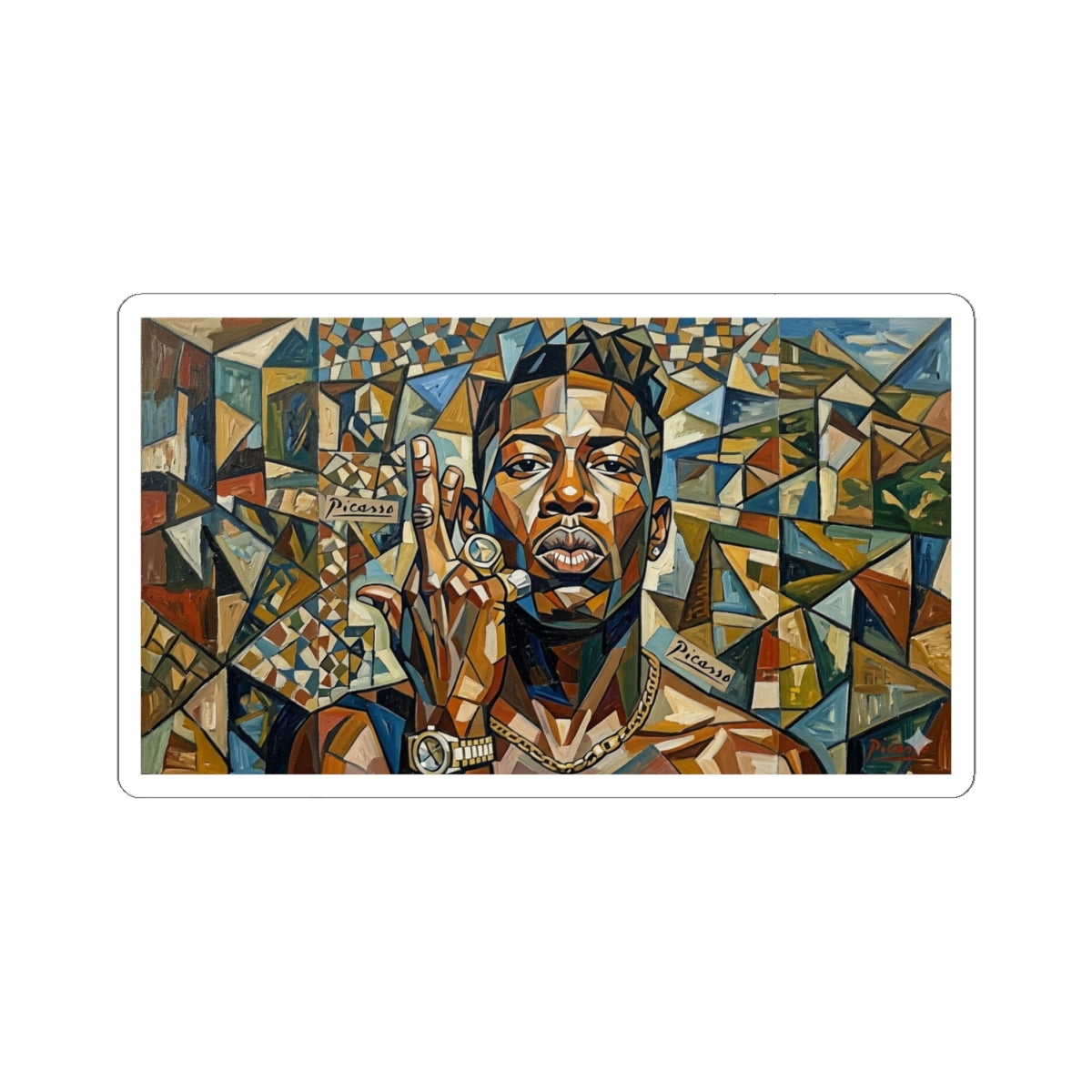 Shabba X Picasso Sticker