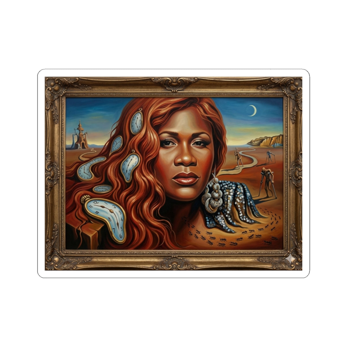 Lady Saw X Dali Sticker