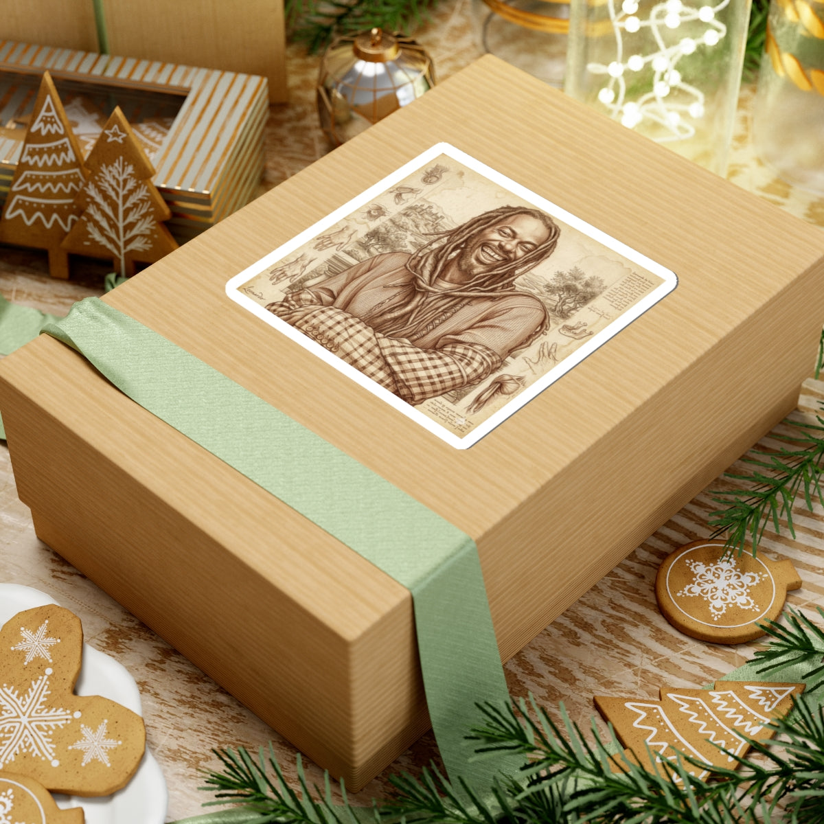 Buju X Da Vinci Sticker