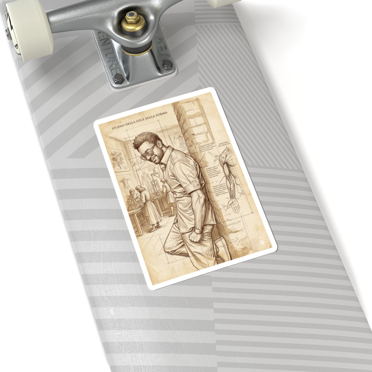 Shaggy X Da Vinci Sticker