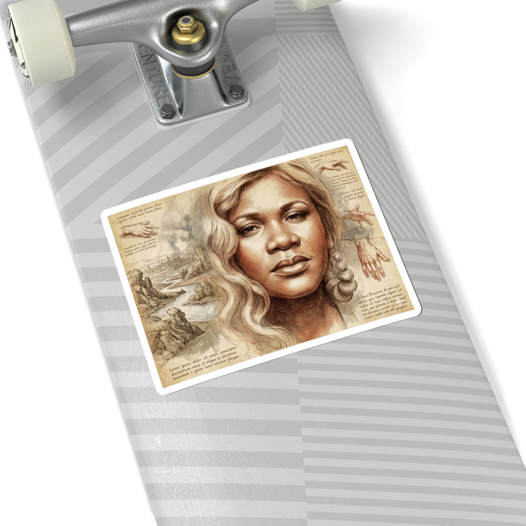 Lady Saw X Da Vinci Sticker
