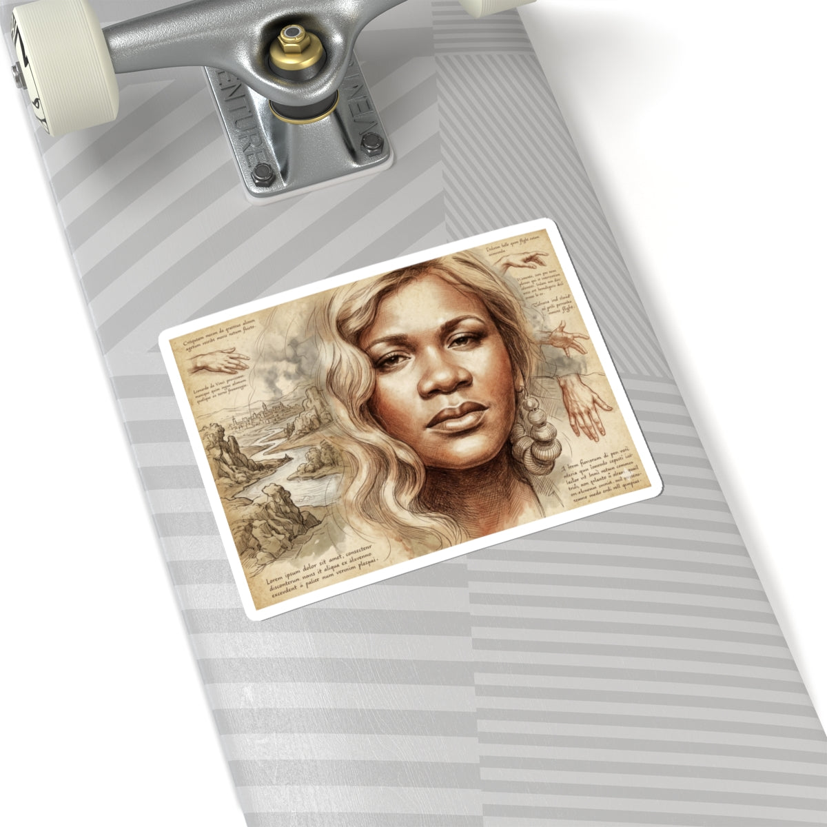Lady Saw X Da Vinci Sticker