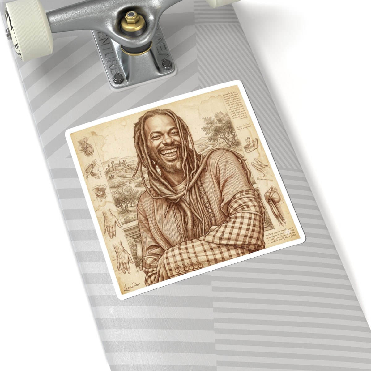 Buju X Da Vinci Sticker