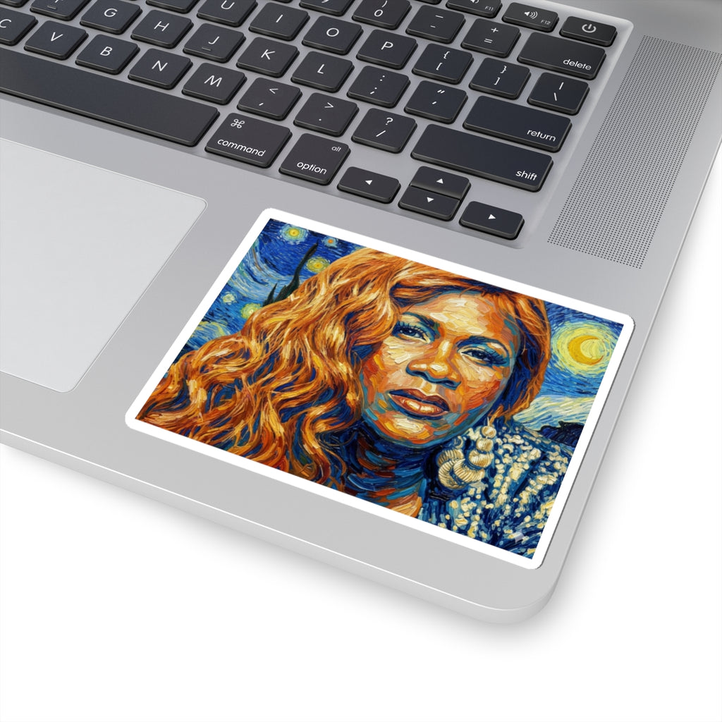 Lady Saw X Van Gogh Sticker
