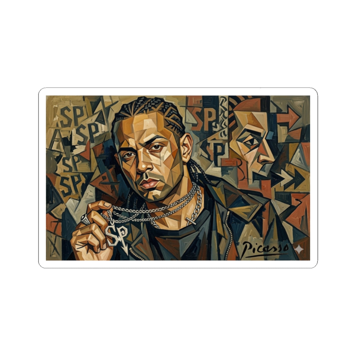 Sean Paul X Picasso Sticker