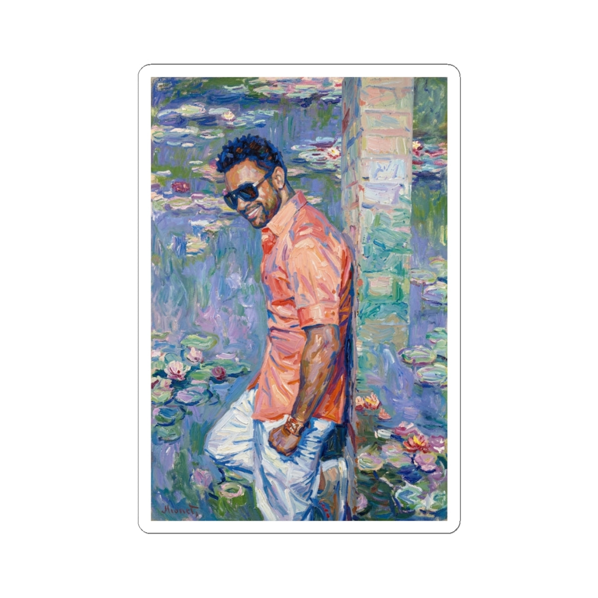 Shaggy X Monet Sticker