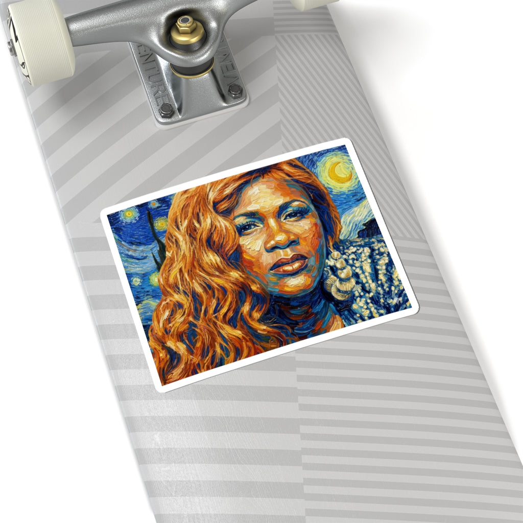 Lady Saw X Van Gogh Sticker