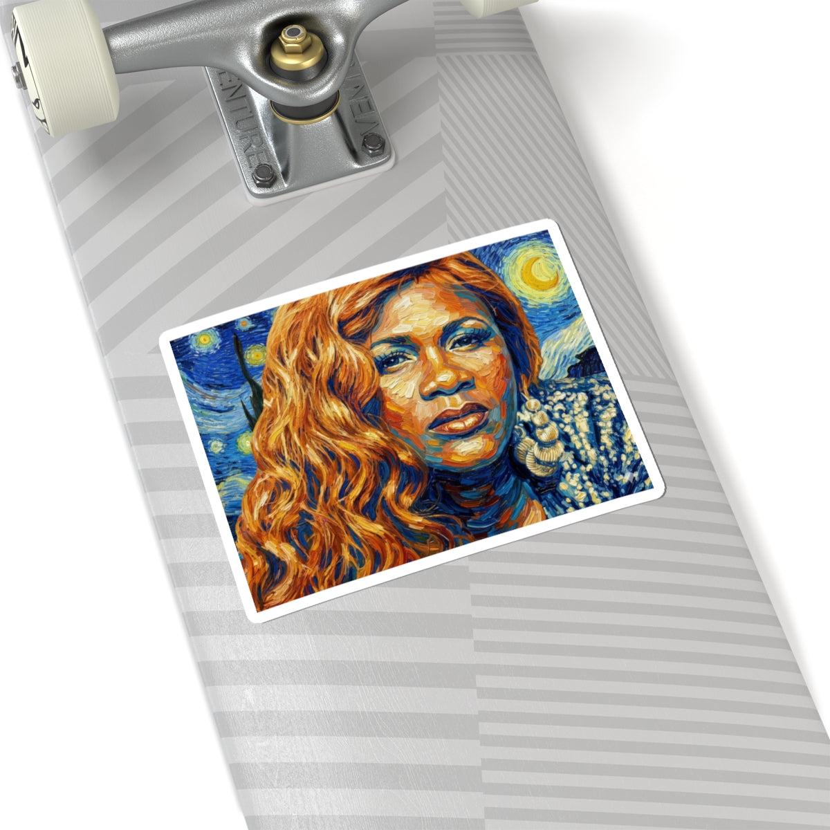Lady Saw X Van Gogh Sticker