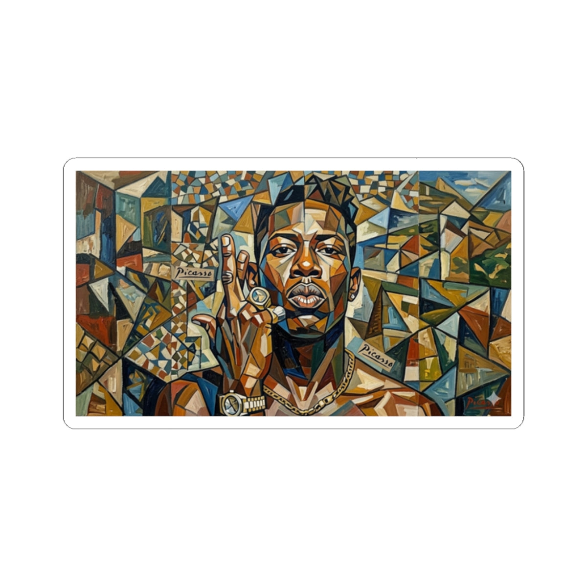 Shabba X Picasso Sticker