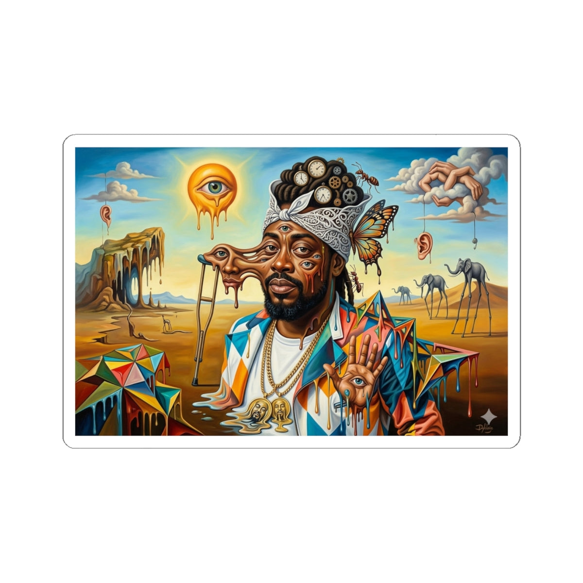 Beenie X Dali Sticker