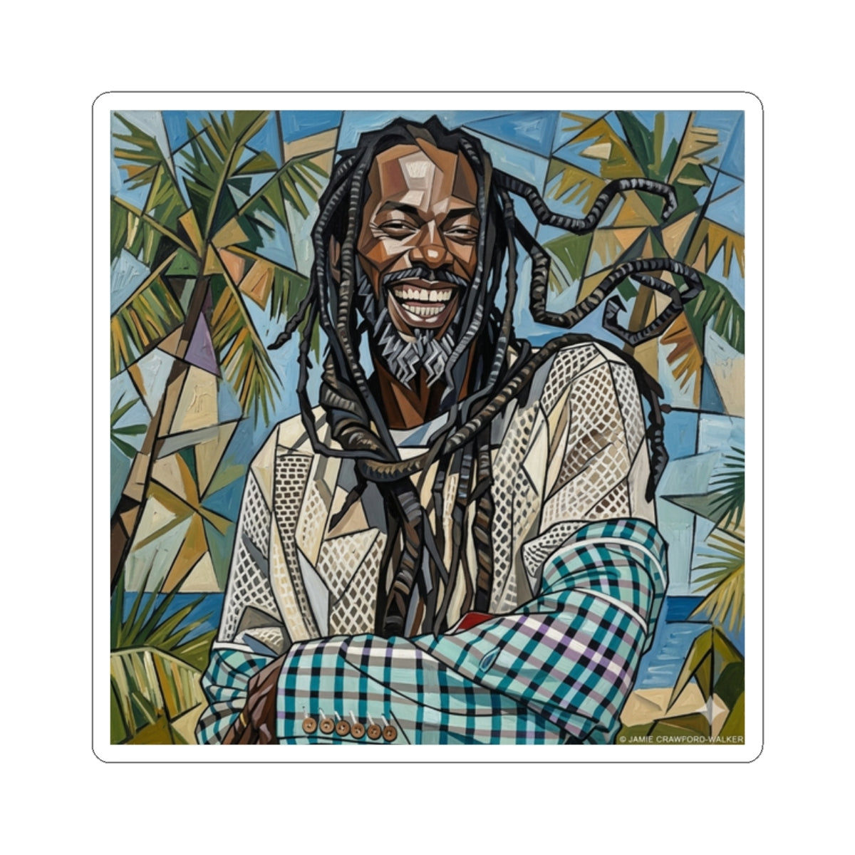 Buju X Picasso Sticker