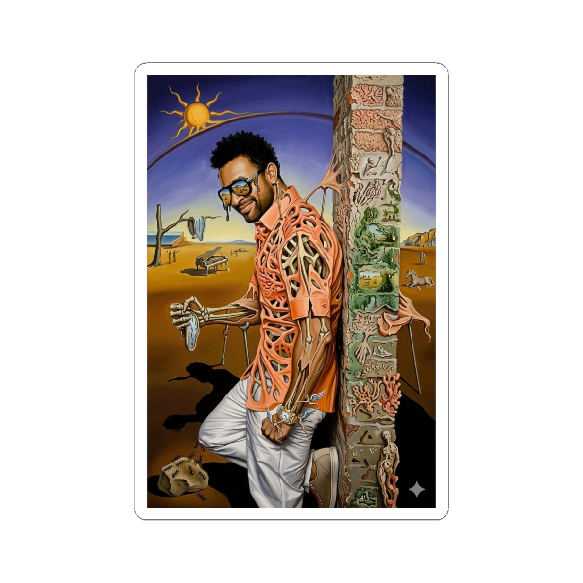 Shaggy X Dali Sticker