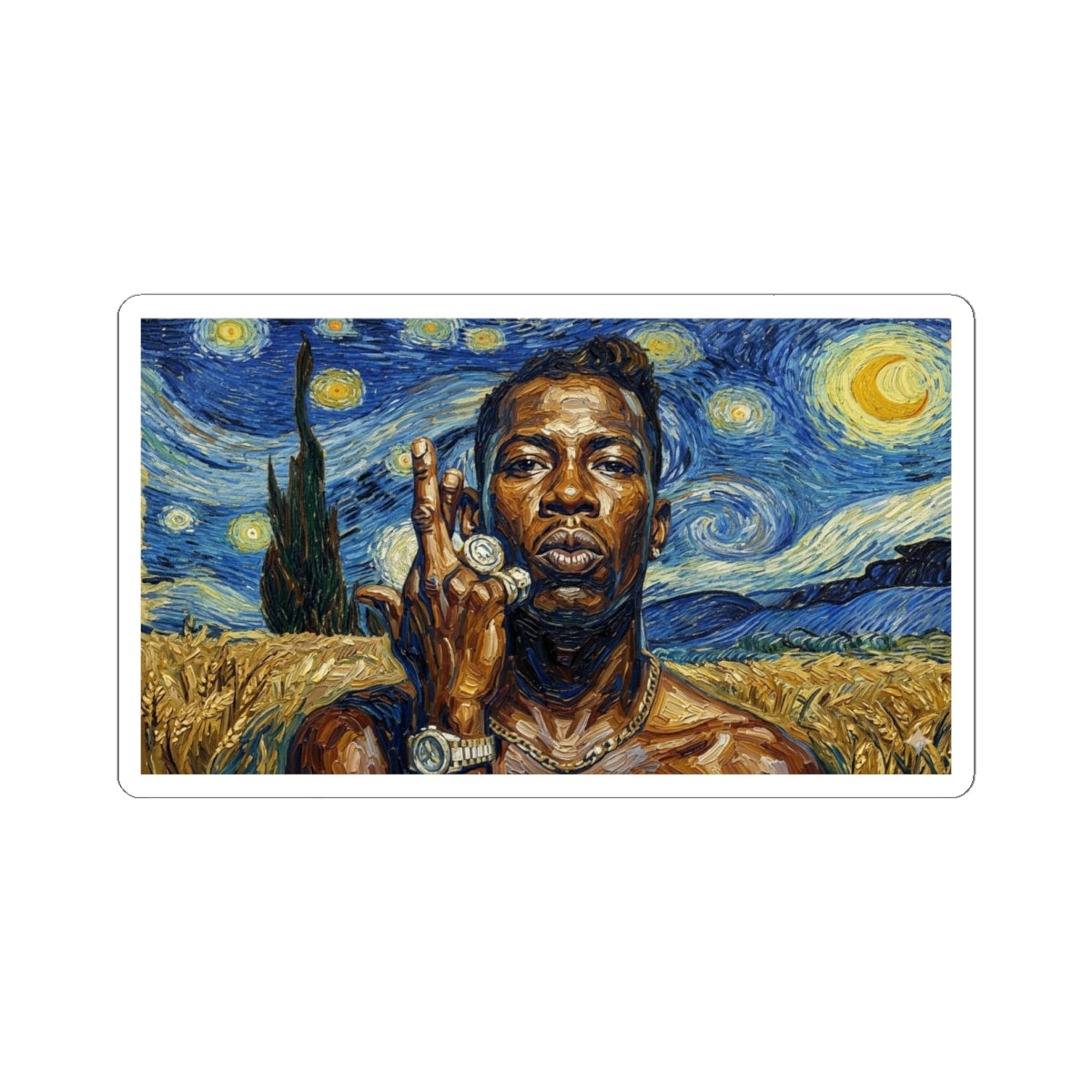 Shabba X Van Gogh Sticker