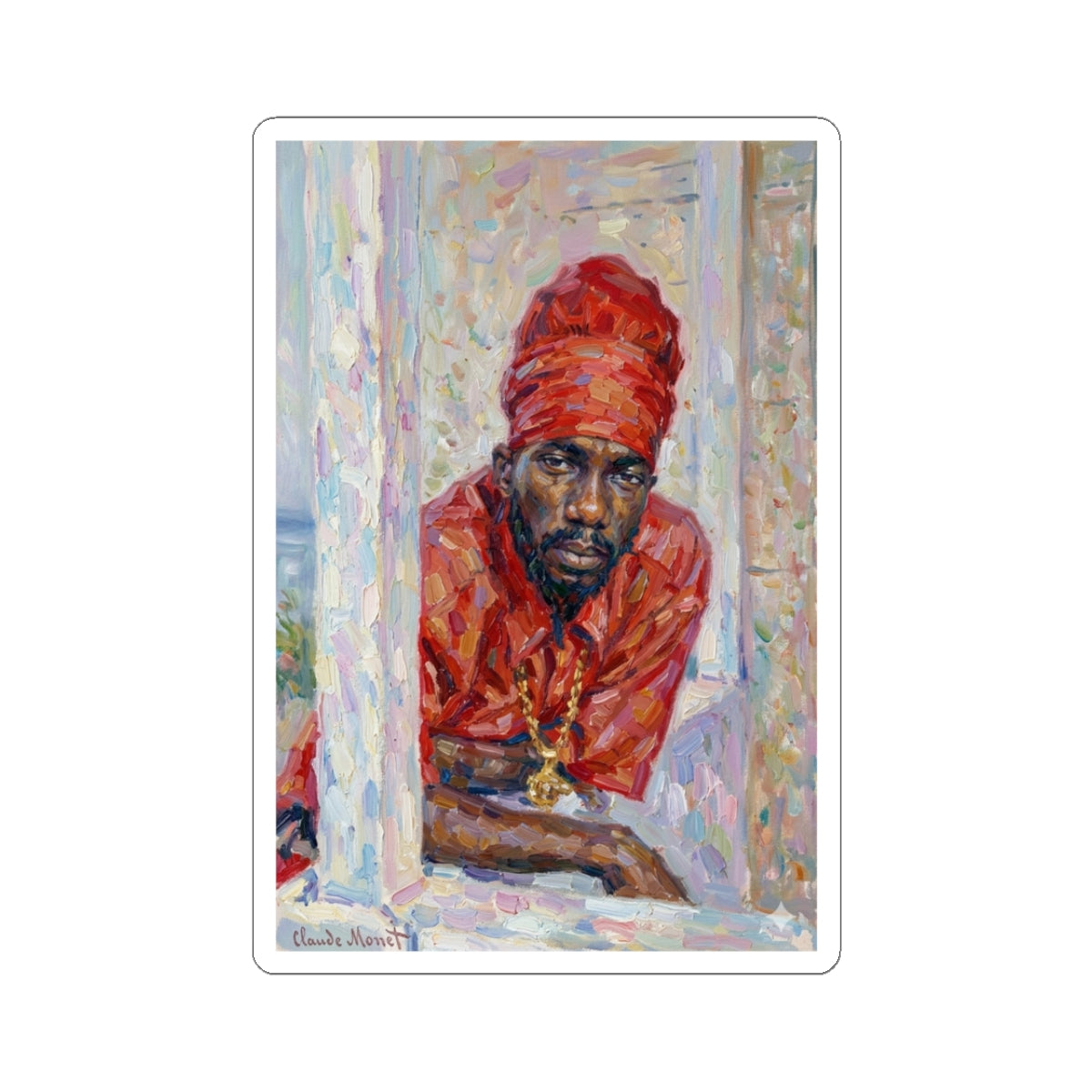 Sizzla X Monet Sticker