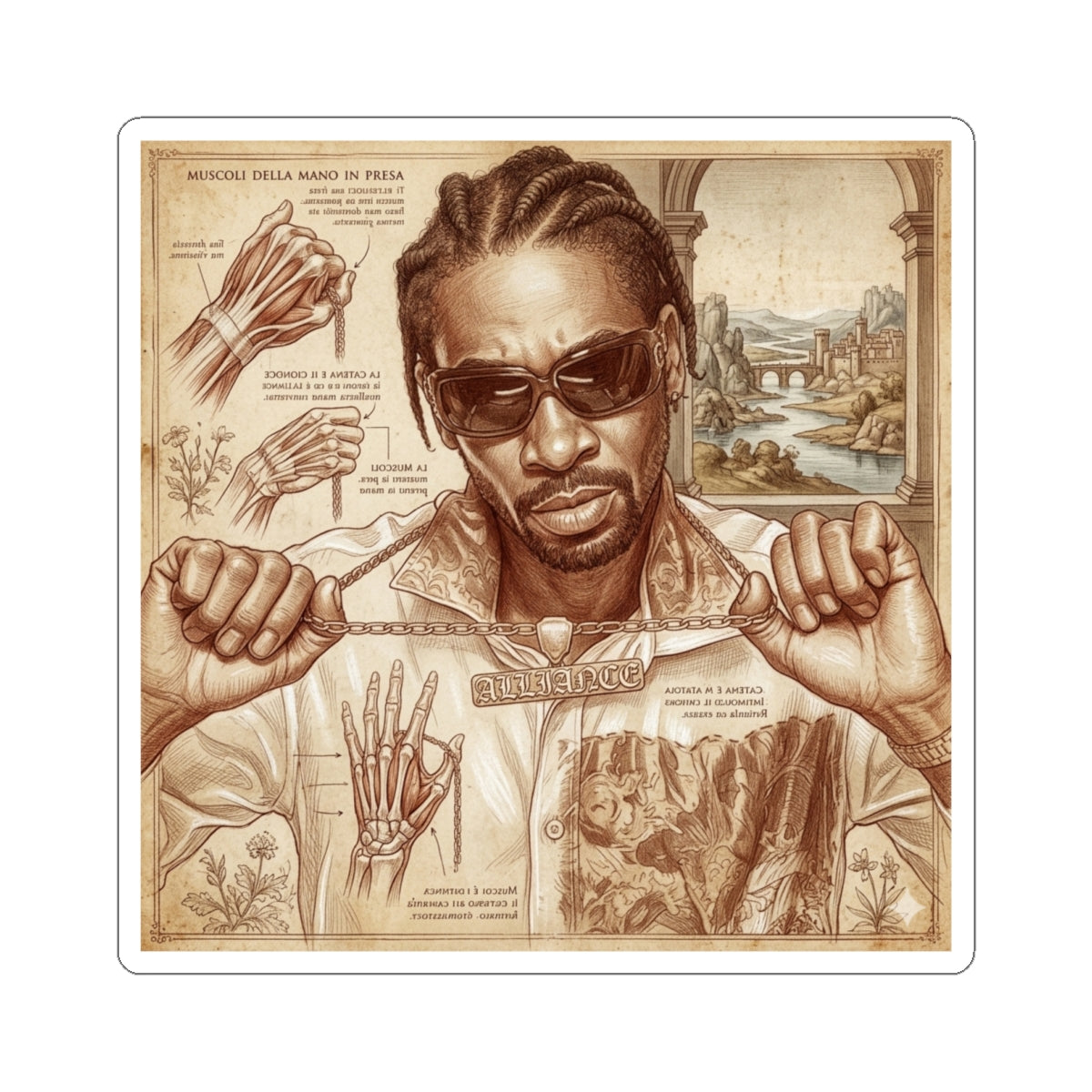 Bounty X Da Vinci Sticker