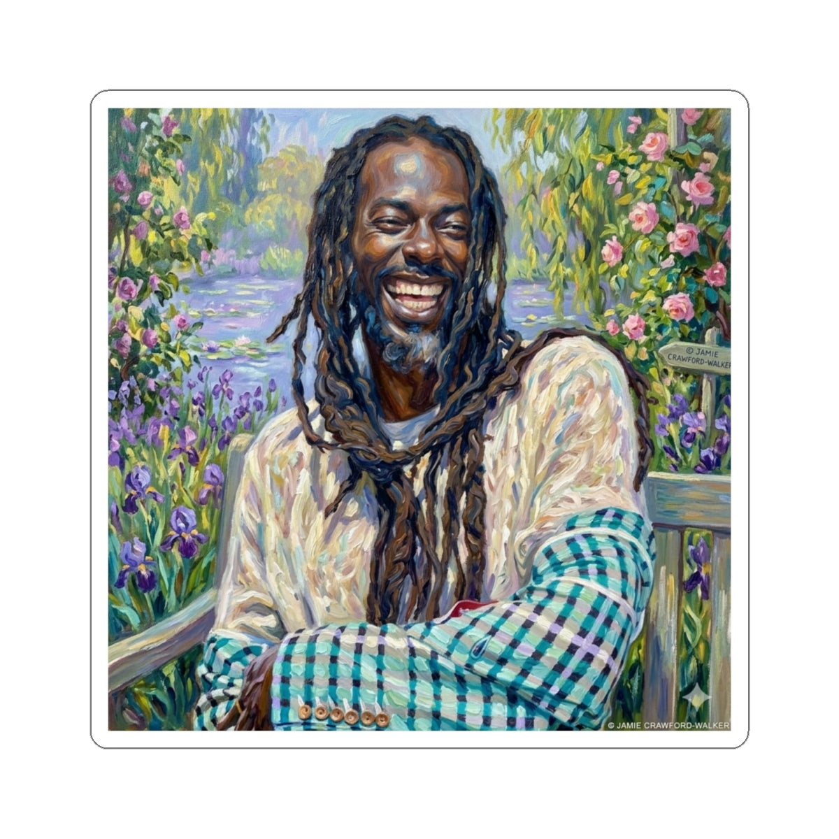 Buju X Monet Sticker
