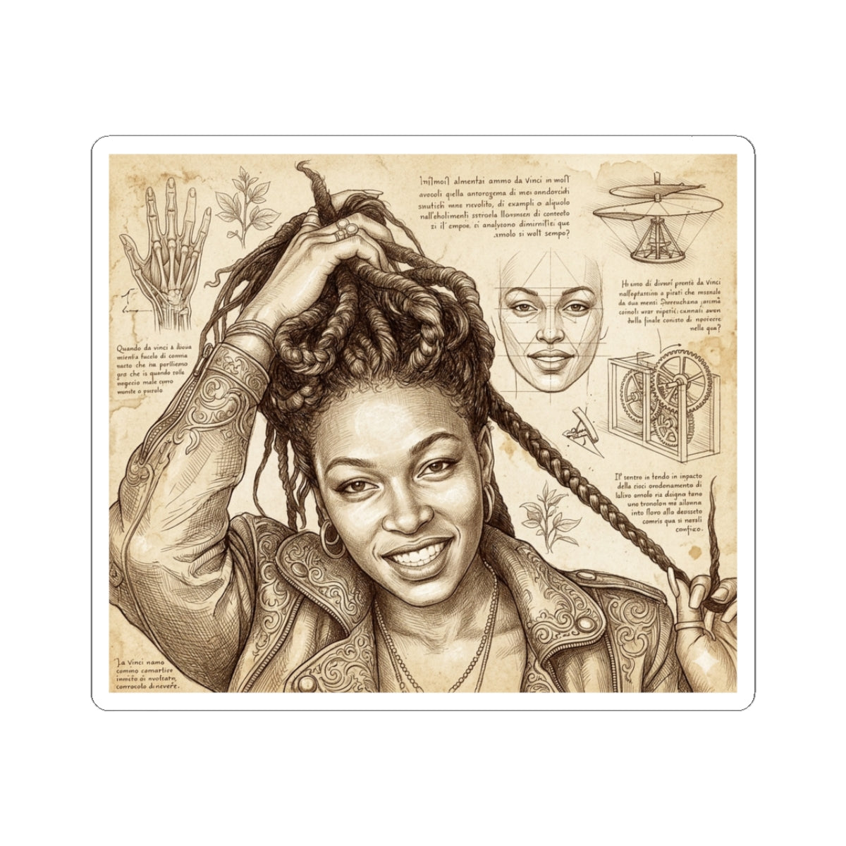 Patra X Da Vinci Sticker