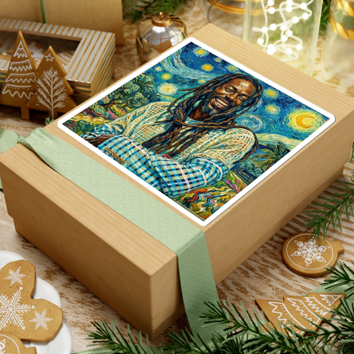 Buju X Van Gogh Sticker