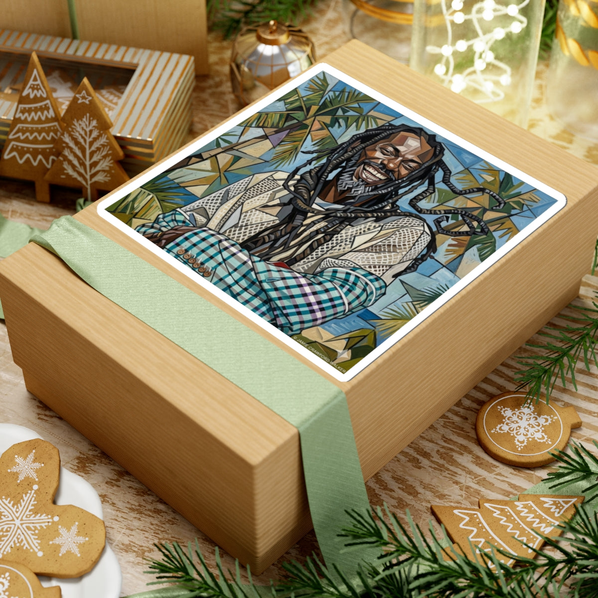Buju X Picasso Sticker