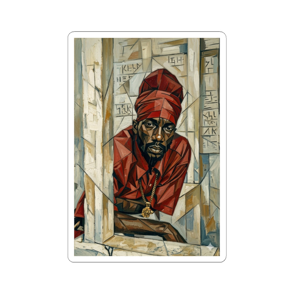 Sizzla X Picasso Sticker