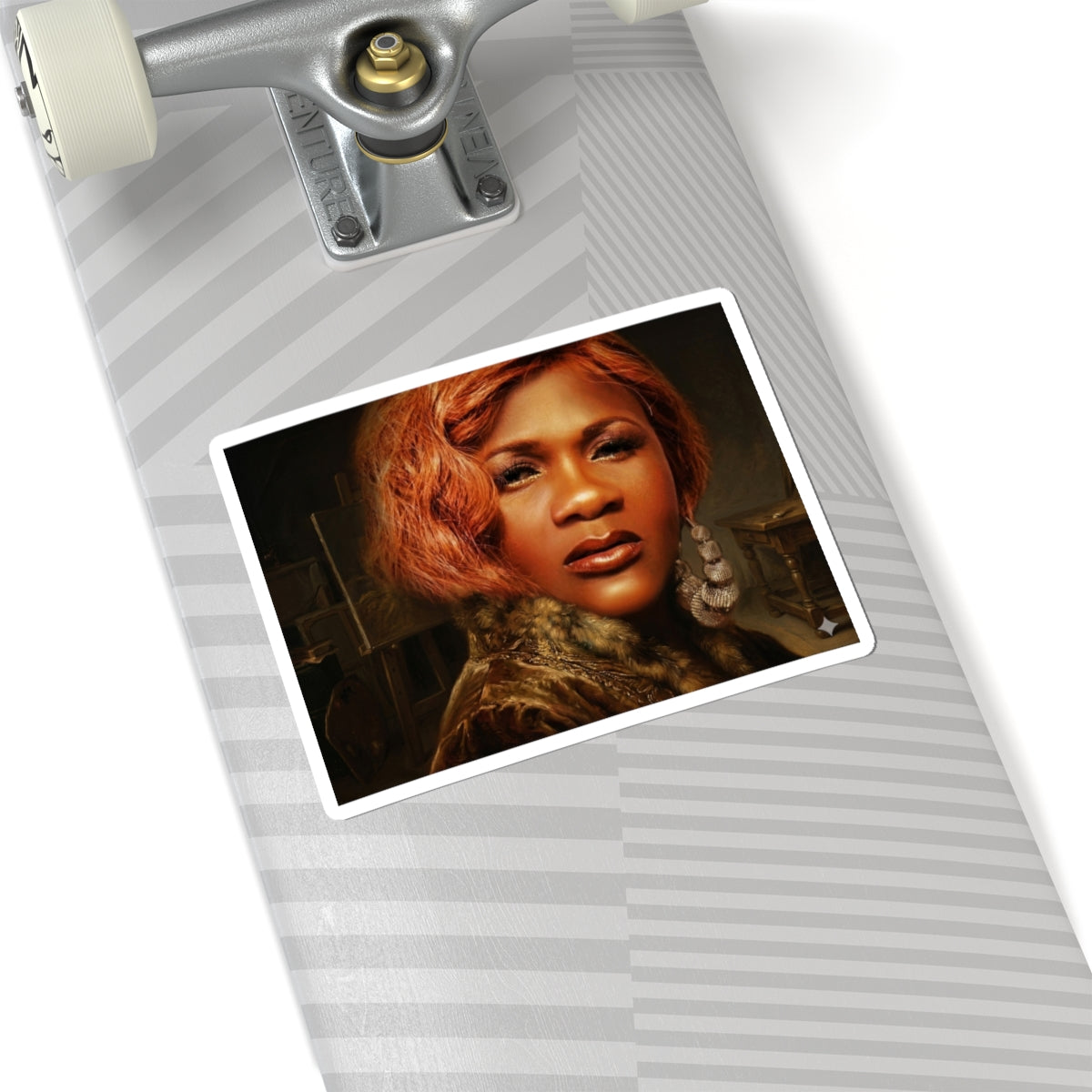 Lady Saw X Rembrandt Sticker