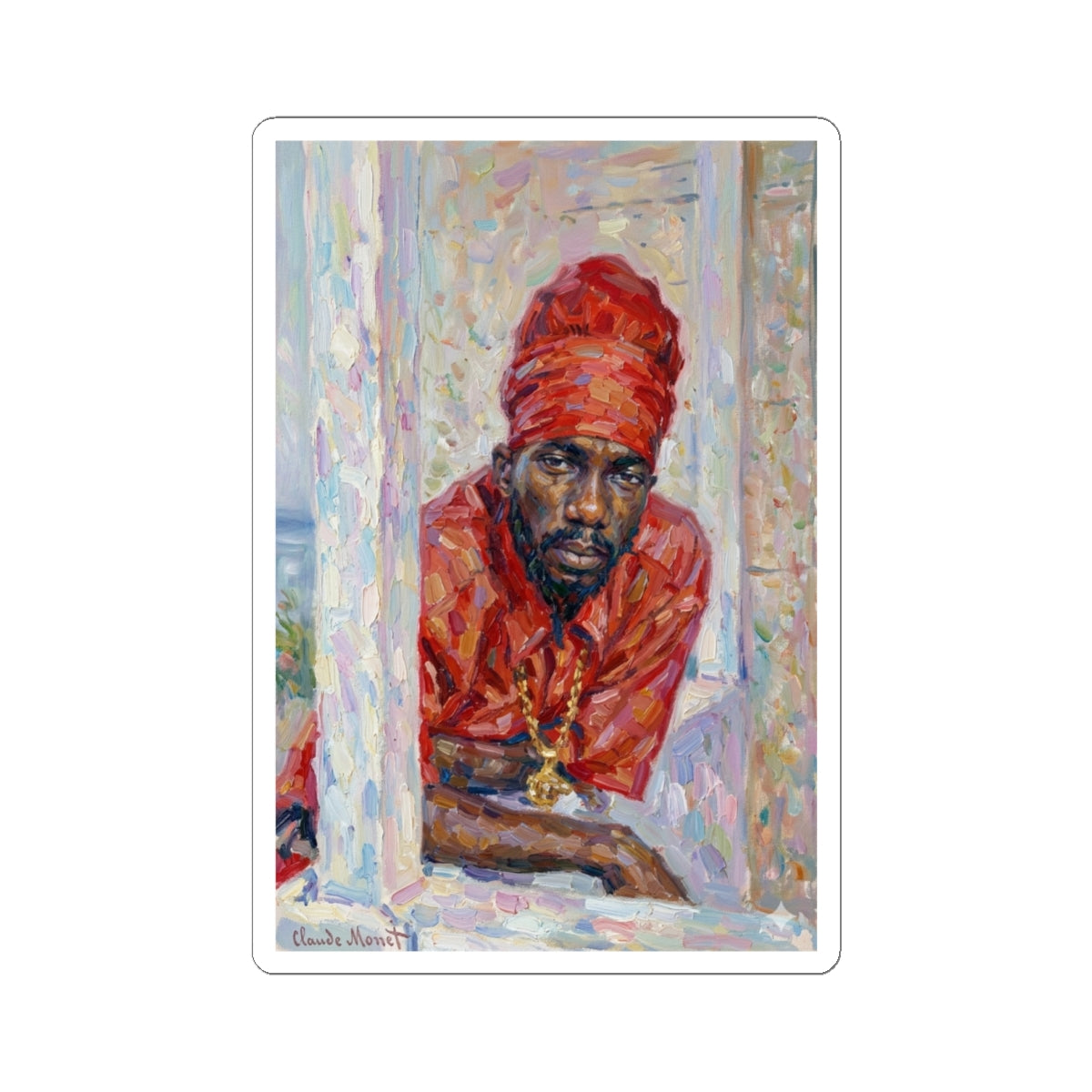 Sizzla X Monet Sticker