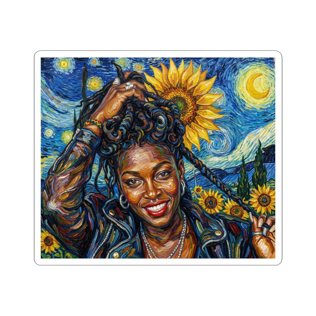 Patra X Van Gogh Sticker
