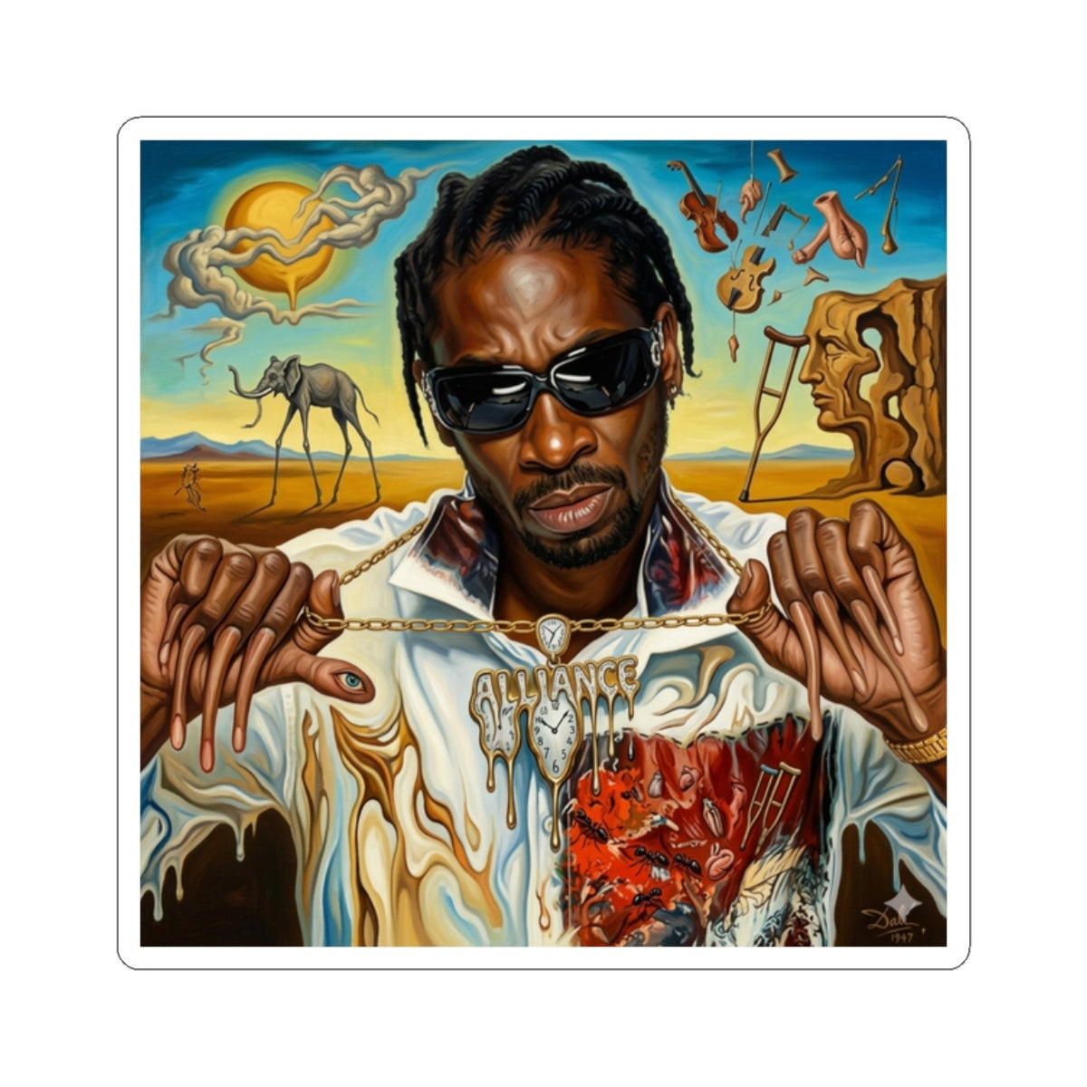 Bounty X Dali Sticker