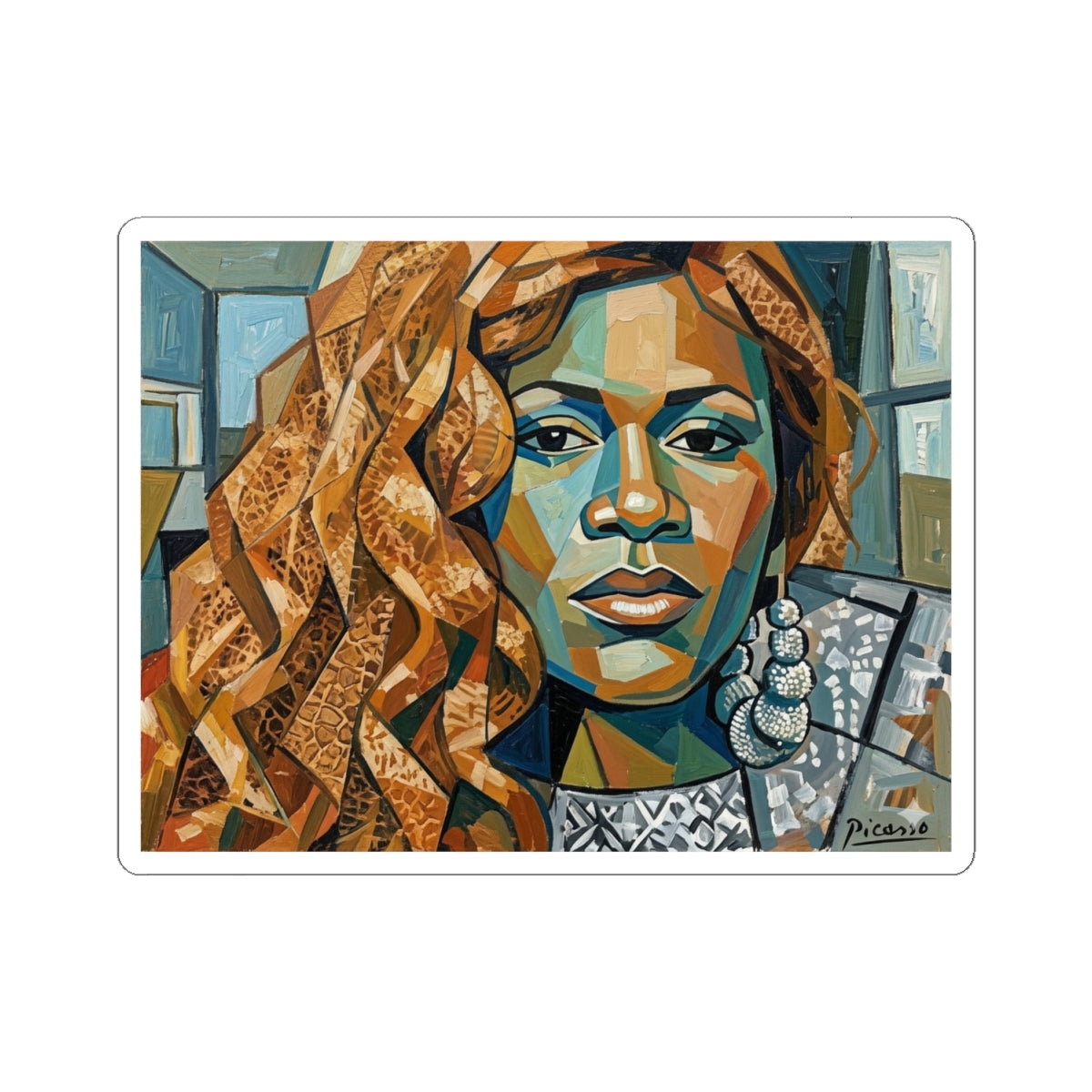 Lady Saw X Picasso Sticker