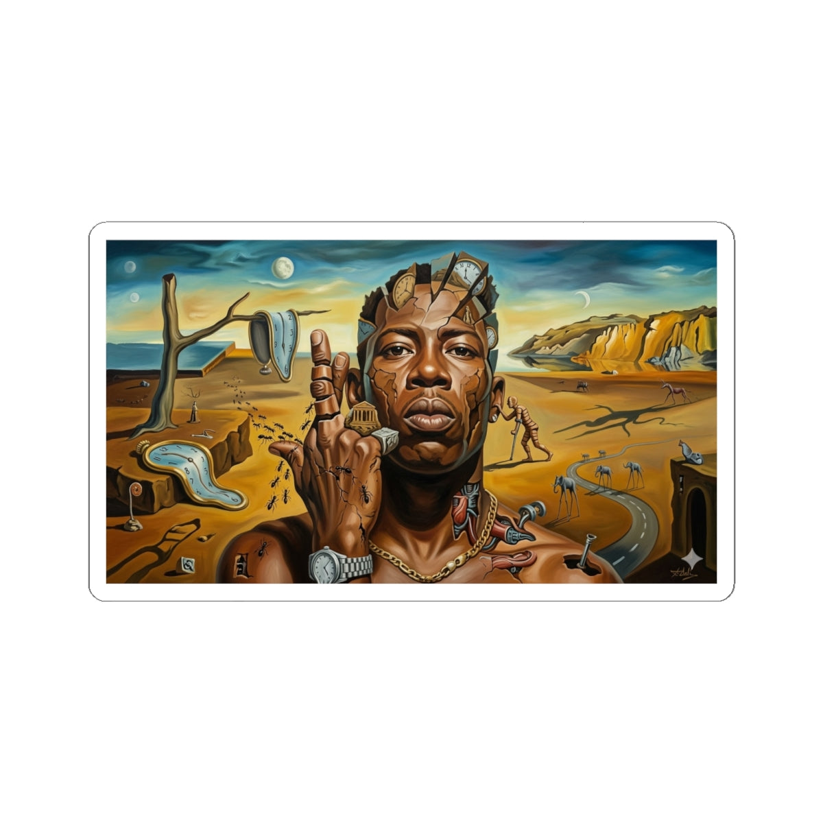 Shabba X Dali Sticker