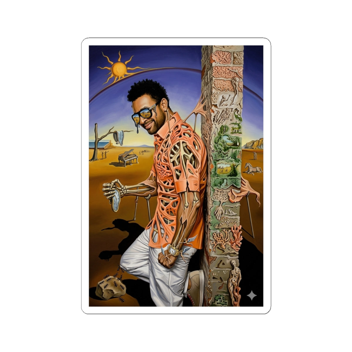 Shaggy X Dali Sticker