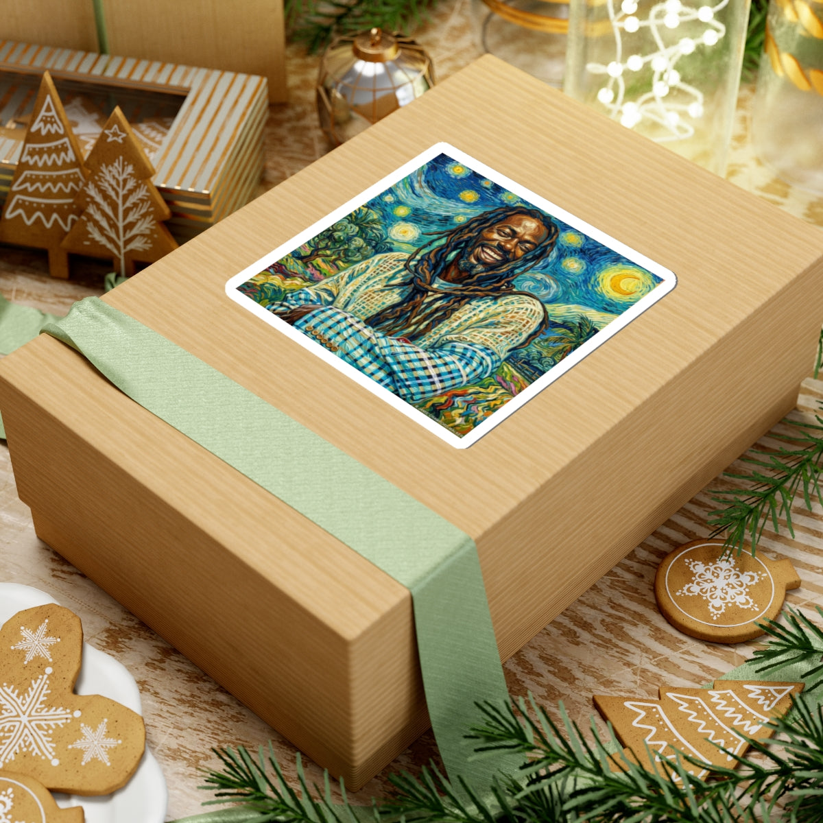 Buju X Van Gogh Sticker