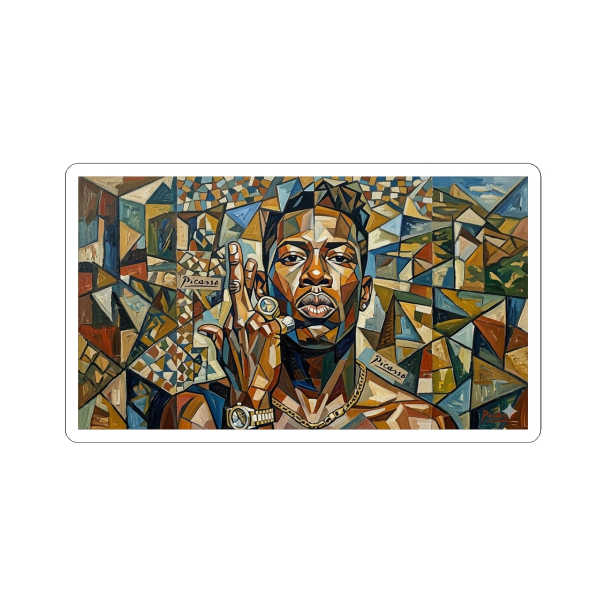 Shabba X Picasso Sticker